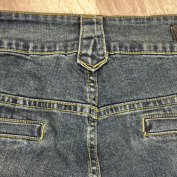 Flamingo Stretch Denim Dark Antique Wash Relaxed Fit Straight Leg Trouser Jeans - Picture 7 of 11